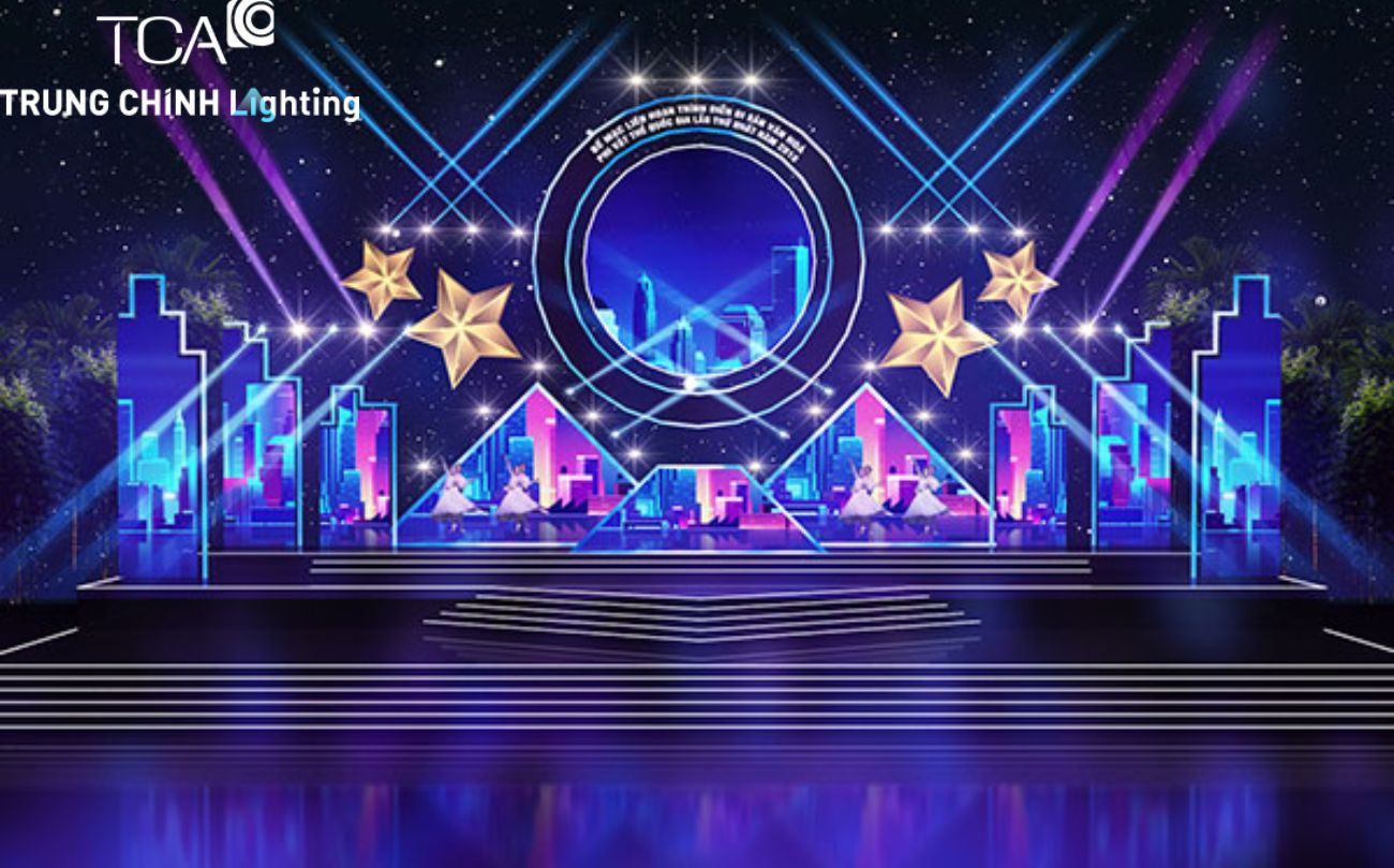 Sân khấu chuyên nghiệp hơn với đèn hiện đại