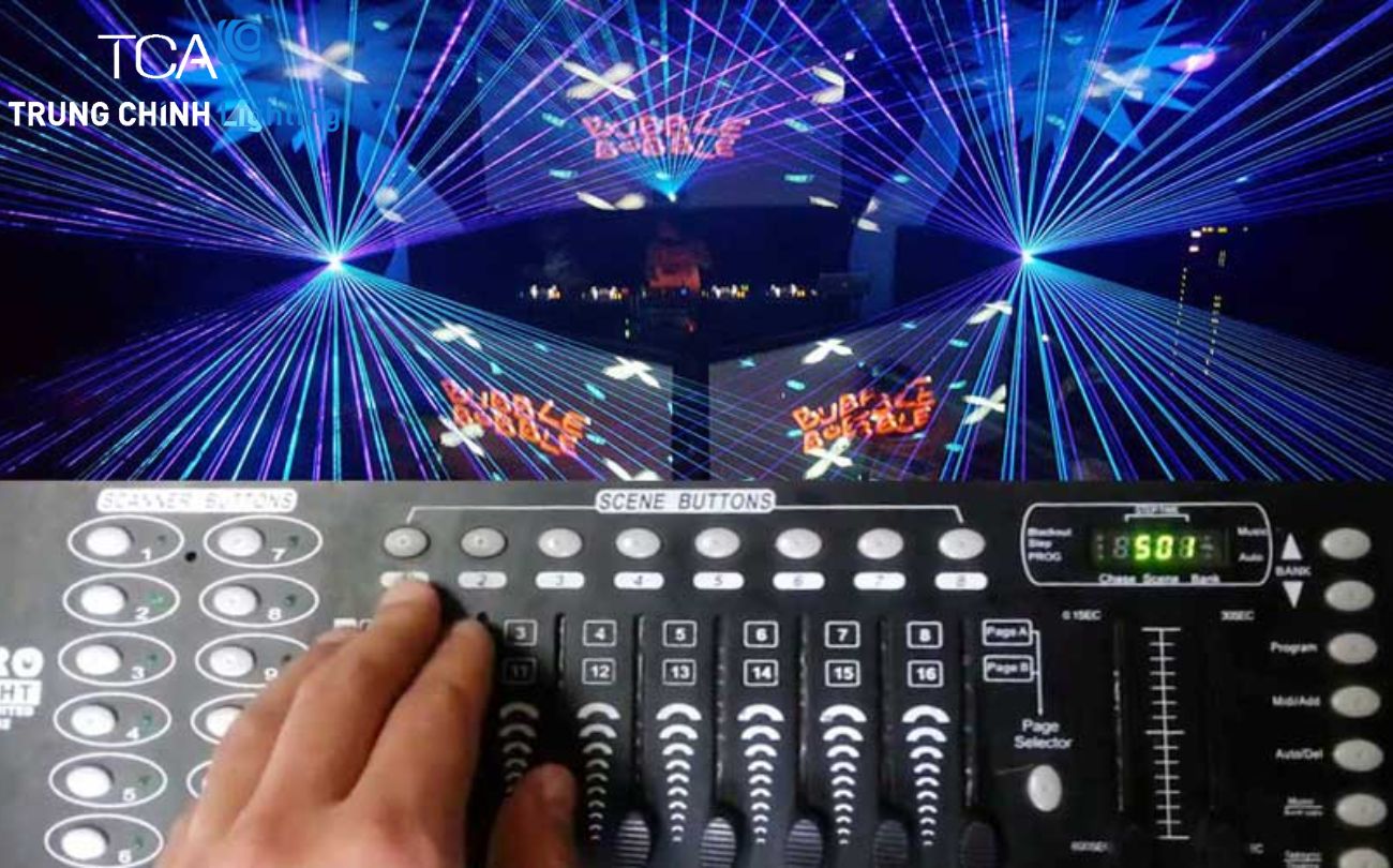 Điều chỉnh bàn DMX 512 đúng cách 